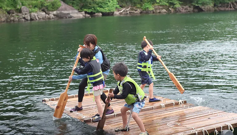 いかだ＆ターザン