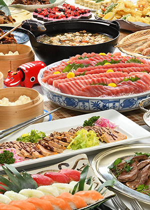 地元の食材をふんだんに使った料理（イメージ）