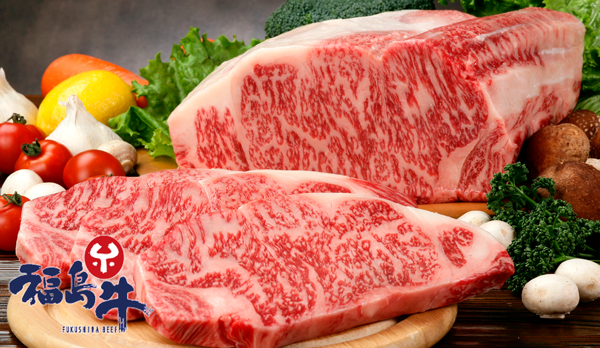 福島県産黒毛和牛ステーキ画像