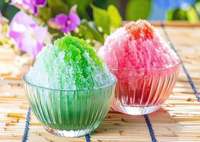 フルーツと​楽しむ、​自分だけの​かき氷